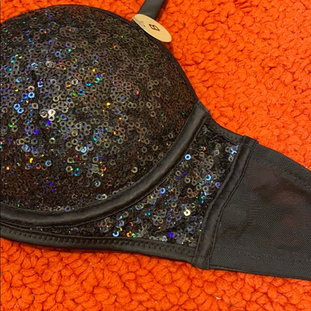 Sequinned pushup bustier - Picture 2 of 4
